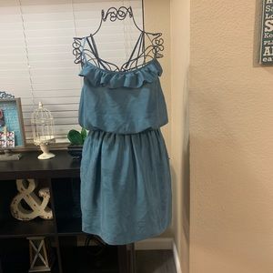 BCBGeneration green chiffon dress in L